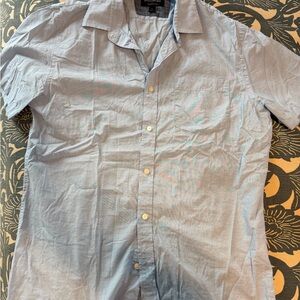 Banana Republic Light Blue Casual Button Down Shirt